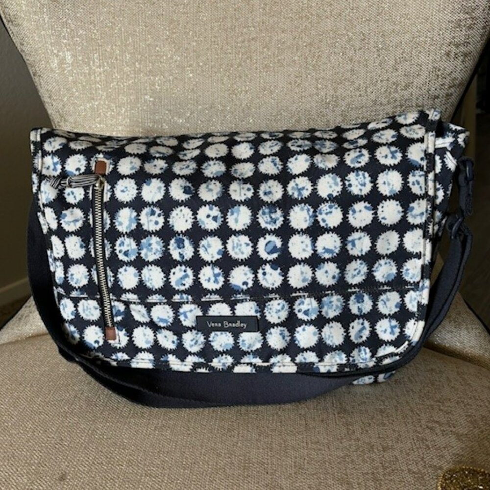 Vera Bradley Blue Crossbody Computer Bag